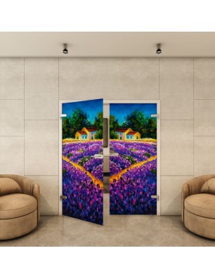 Ganzglastür - Fotoprint Model 26 für ein modernes Zuhause