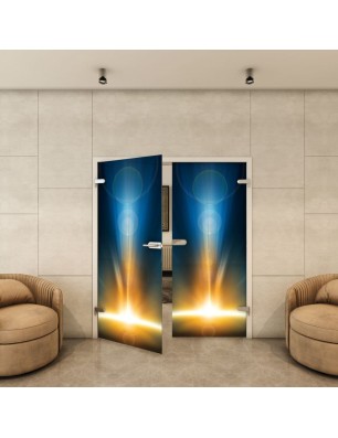 Ganzglastür - Fotoprint Model 28 für ein modernes Zuhause