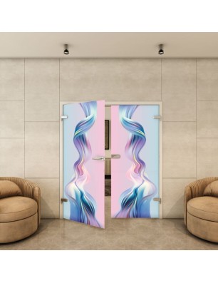 Ganzglastür - Fotoprint Model 34 für ein modernes Zuhause