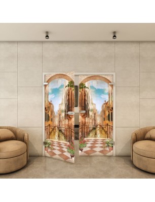 Ganzglastür - Fotoprint Model 43 für ein modernes Zuhause
