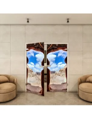 Ganzglastür - Fotoprint Model 45 für ein modernes Zuhause