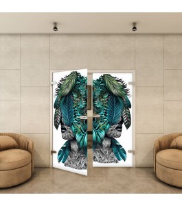 Ganzglastür - Fotoprint Model 80 für ein modernes Zuhause