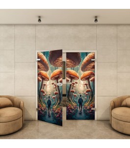 Ganzglastür - Fotoprint Model 83 für ein modernes Zuhause