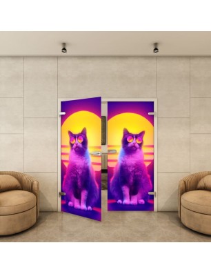 Ganzglastür - Fotoprint Model 84 für ein modernes Zuhause