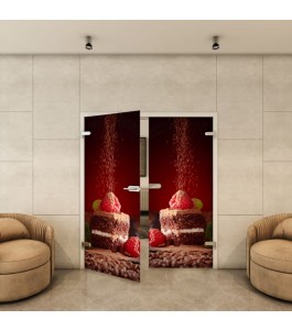 Ganzglastür - Fotoprint Model 116 für ein modernes Zuhause