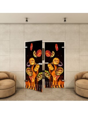 Ganzglastür - Fotoprint Model 118 für ein modernes Zuhause