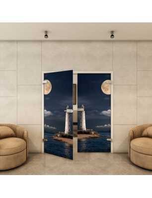 Ganzglastür - Fotoprint Model 121 für ein modernes Zuhause