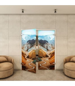 Ganzglastür - Fotoprint Model 122 für ein modernes Zuhause