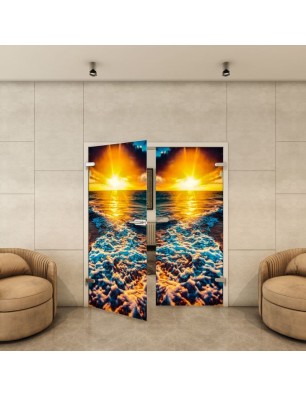 Ganzglastür - Fotoprint Model 127 für ein modernes Zuhause