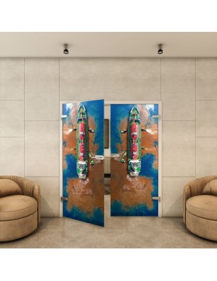 Ganzglastür - Fotoprint Model 128 für ein modernes Zuhause