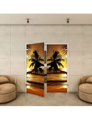 Ganzglastür - Fotoprint Model 136 für ein modernes Zuhause