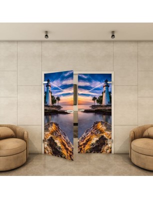 Ganzglastür - Fotoprint Model 142 für ein modernes Zuhause