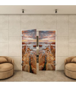 Ganzglastür - Fotoprint Model 143 für ein modernes Zuhause