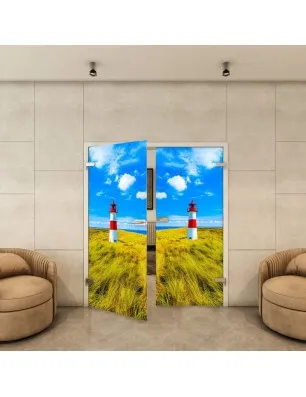 Ganzglastür - Fotoprint Model 148 für ein modernes Zuhause