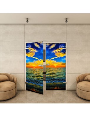 Ganzglastür - Fotoprint Model 149 für ein modernes Zuhause