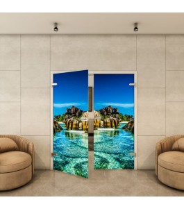 Ganzglastür - Fotoprint Model 168 für ein modernes Zuhause