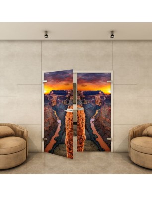 Ganzglastür - Fotoprint Model 171 für ein modernes Zuhause
