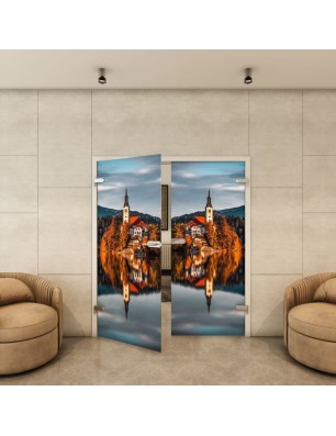 Ganzglastür - Fotoprint Model 183 für ein modernes Zuhause