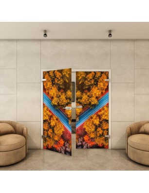 Ganzglastür - Fotoprint Model 196 für ein modernes Zuhause