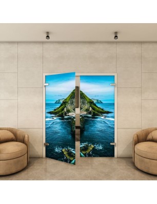 Ganzglastür - Fotoprint Model 197 für ein modernes Zuhause
