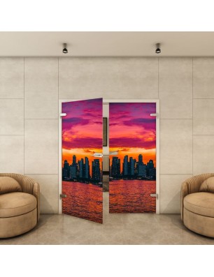 Ganzglastür - Fotoprint Model 202 für ein modernes Zuhause