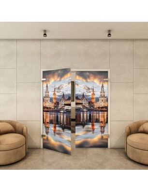 Ganzglastür - Fotoprint Model 203 für ein modernes Zuhause