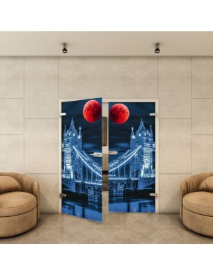 Ganzglastür - Fotoprint Model 206 für ein modernes Zuhause