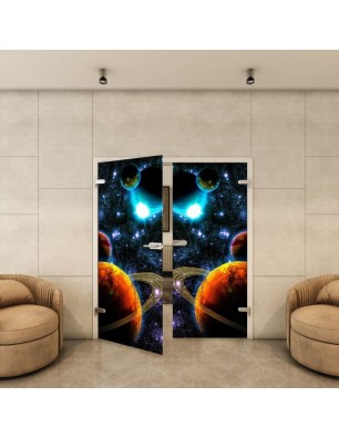 Ganzglastür - Fotoprint Model 214 für ein modernes Zuhause