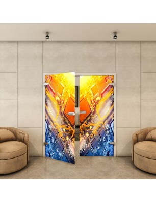 Ganzglastür - Fotoprint Model 217 für ein modernes Zuhause