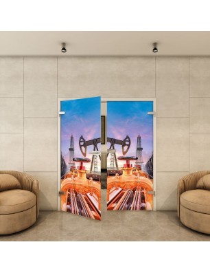 Ganzglastür - Fotoprint Model 219 für ein modernes Zuhause