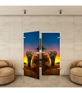 Ganzglastür - Fotoprint Model 226 für ein modernes Zuhause