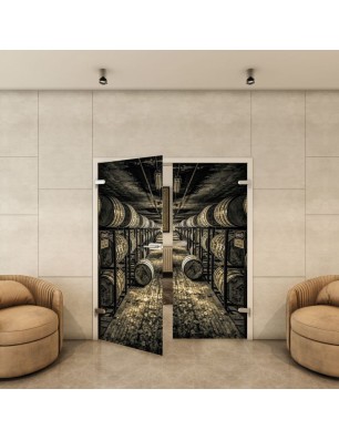 Ganzglastür - Fotoprint Model 256 für ein modernes Zuhause