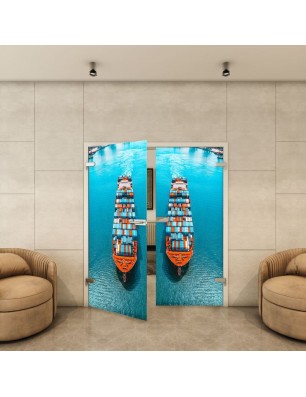 Ganzglastür - Fotoprint Model 259 für ein modernes Zuhause