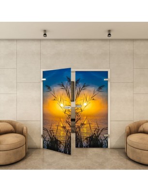 Ganzglastür - Fotoprint Model 283 für ein modernes Zuhause