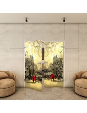 Ganzglastür - Fotoprint Model 285 für ein modernes Zuhause