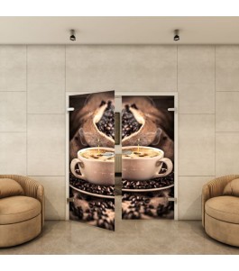 Ganzglastür - Fotoprint Model 313 für ein modernes Zuhause