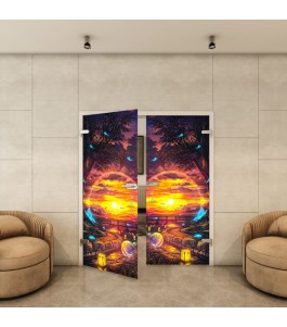Ganzglastür - Fotoprint Model 325 für ein modernes Zuhause