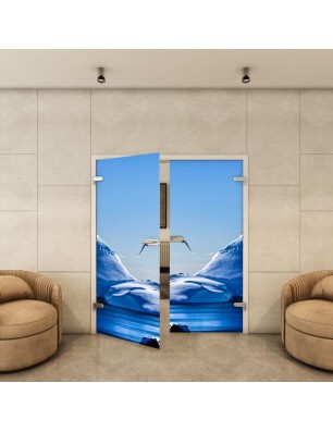 Ganzglastür - Fotoprint Model 331 für ein modernes Zuhause