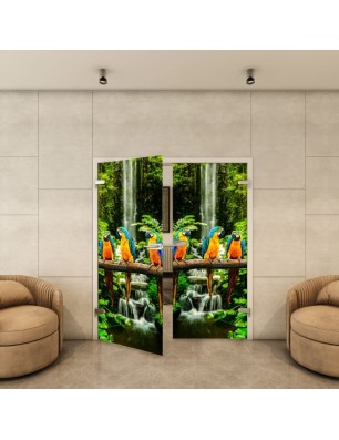 Ganzglastür - Fotoprint Model 338 für ein modernes Zuhause
