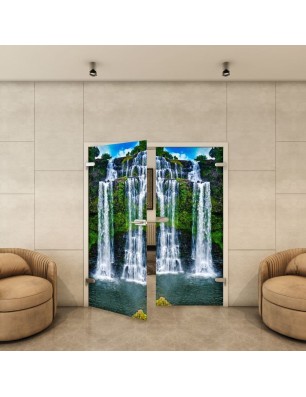 Ganzglastür - Fotoprint Model 339 für ein modernes Zuhause