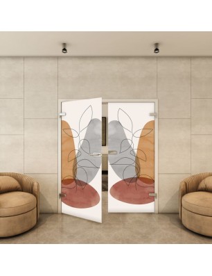Ganzglastür - Fotoprint Model 346 für ein modernes Zuhause