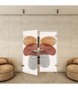 Ganzglastür - Fotoprint Model 347 für ein modernes Zuhause