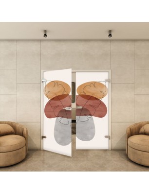 Ganzglastür - Fotoprint Model 347 für ein modernes Zuhause