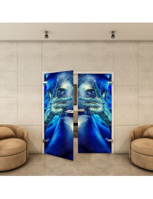 Ganzglastür - Fotoprint Model 351 für ein modernes Zuhause