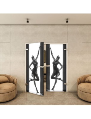 Ganzglastür - Fotoprint Model 357 für ein modernes Zuhause