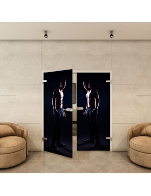 Ganzglastür - Fotoprint Model 358 für ein modernes Zuhause