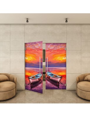 Pendeltür - Fotoprint Model 23 für ein modernes Zuhause