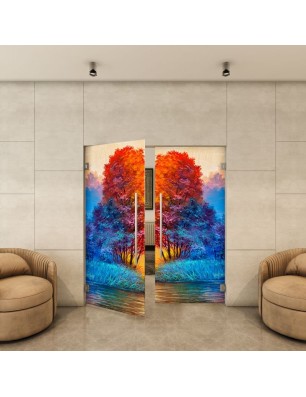 Pendeltür - Fotoprint Model 25 für ein modernes Zuhause