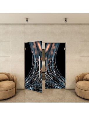 Pendeltür - Fotoprint Model 33 für ein modernes Zuhause
