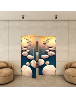 Pendeltür - Fotoprint Model 37 für ein modernes Zuhause